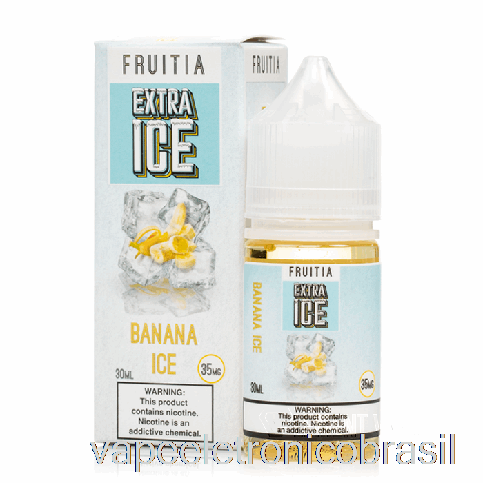 Vape Vaporesso Banana Ice - Gelo Extra - Sais De Fruta - 30ml 35mg